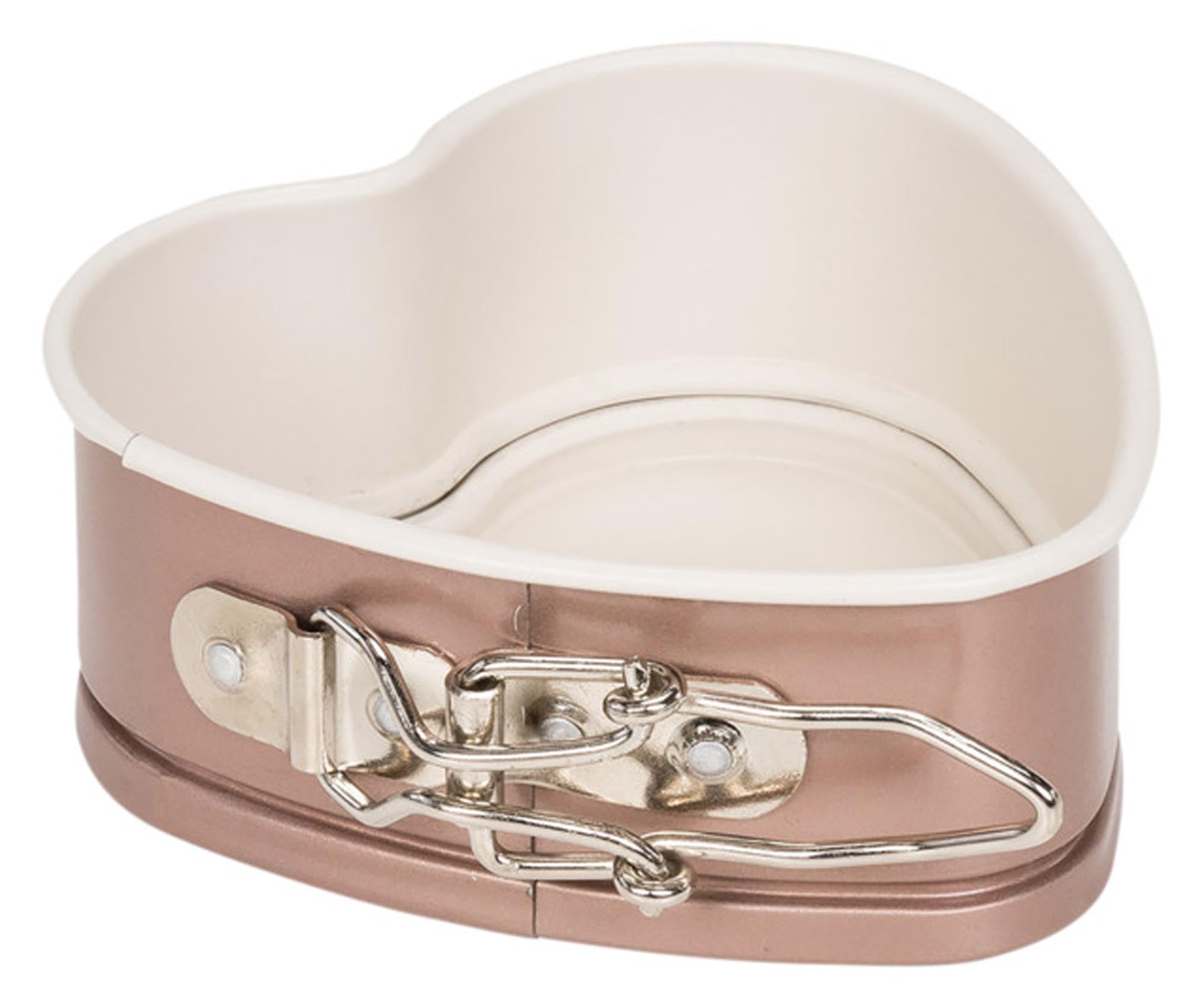 Entdecken Sie die PATISSE Mini-Herz-Springform Ceramic 12 cm – ideal für romantische Kuchen und Desserts. Perfekte Bräunung, pflegeleicht und vielseitig einsetzbar!