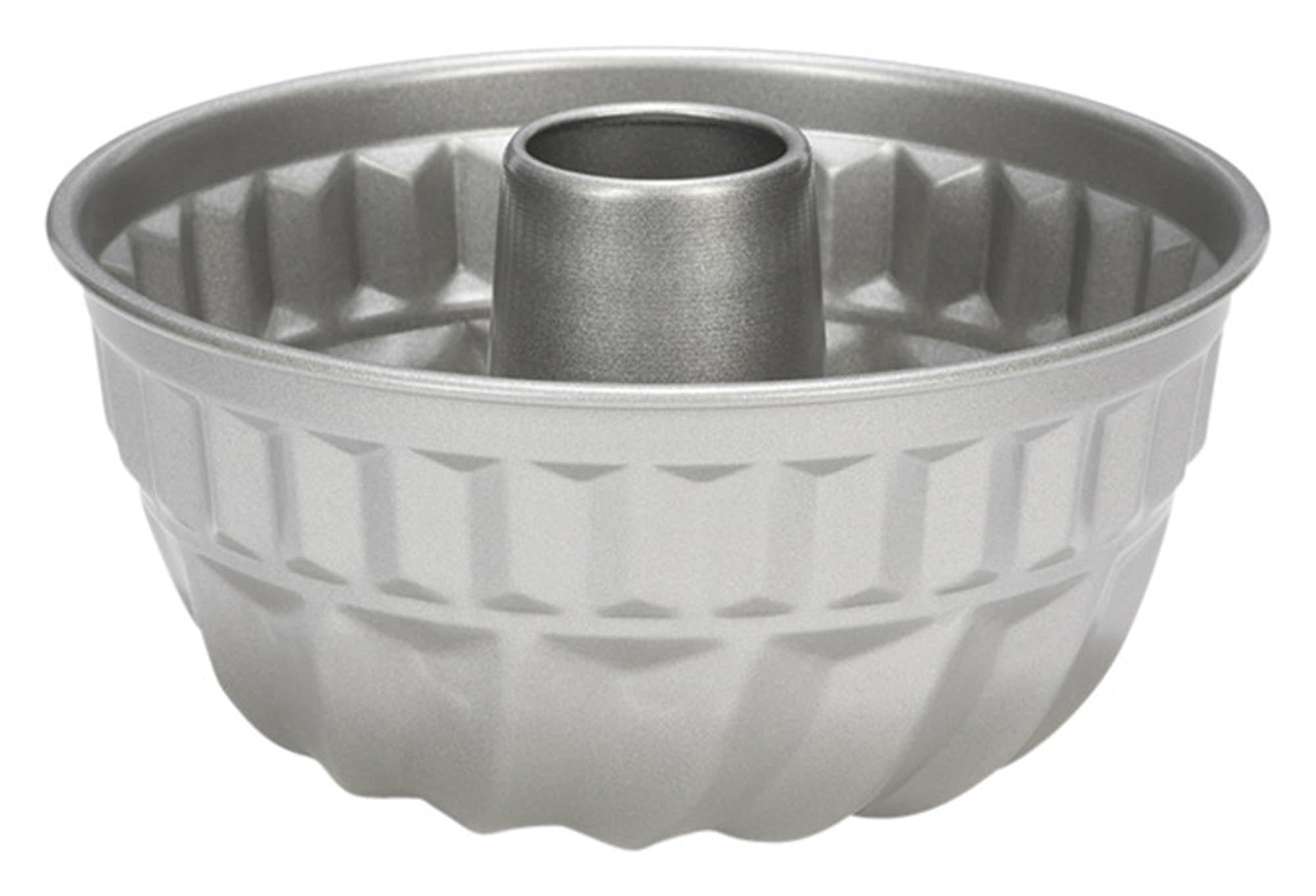 Entdecken Sie die PATISSE Gugelhupfform Silver-Top ø 22 cm – ideal für Backliebhaber! Antihaftbeschichtung, langlebig und leicht zu reinigen.