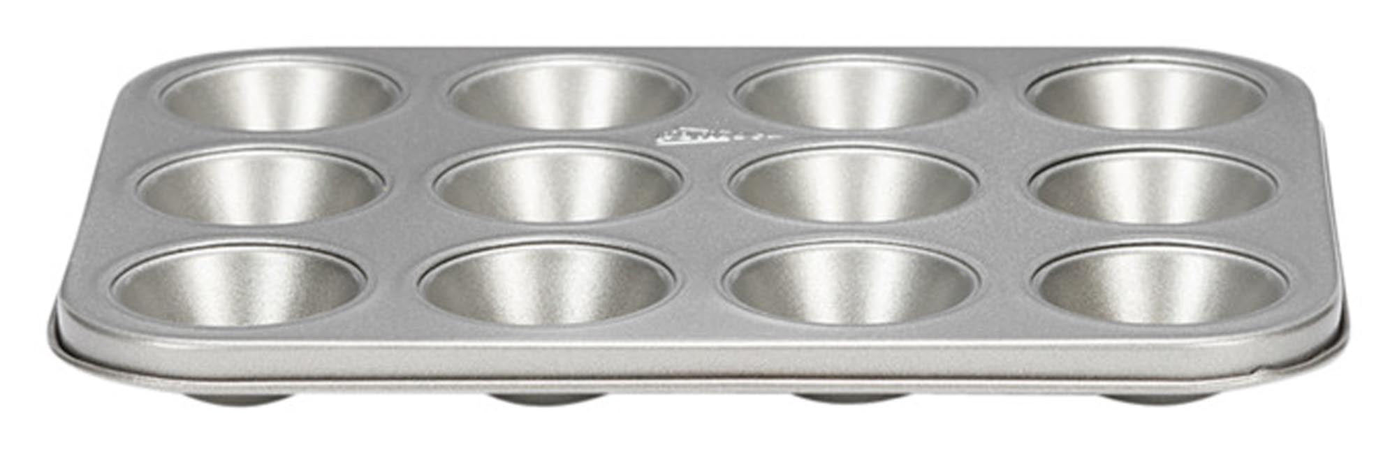 Entdecken Sie das PATISSE Mini Muffin-Backblech Silver-Top 25 cm für perfekte Mini-Muffins. Antihaftbeschichtung, hitzebeständig, spülmaschinenfest!
