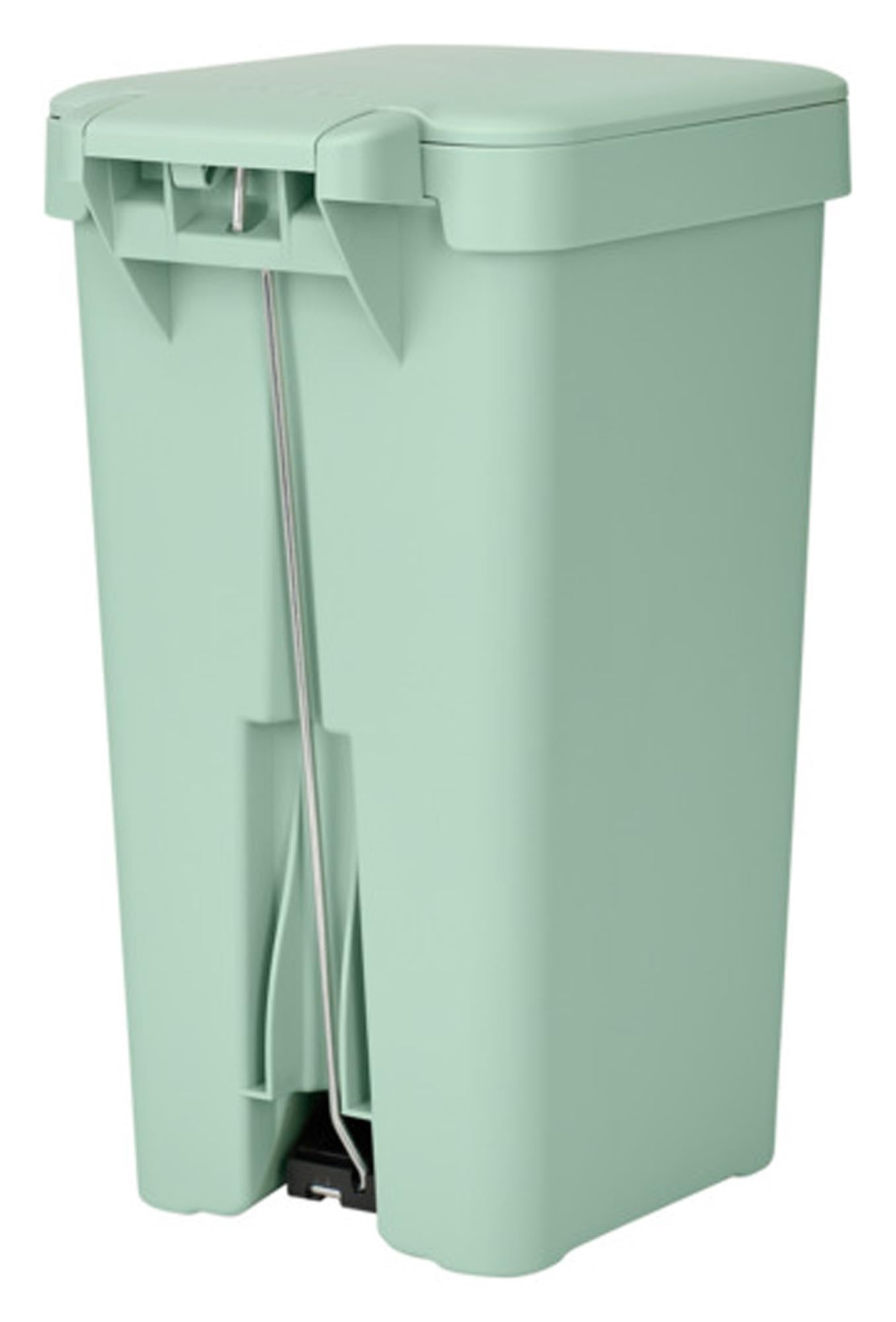 Eleganter 25L Treteimer aus Edelstahl, hygienisch mit Fusstritt, geruchsdicht, ideal für Küche & Büro.
