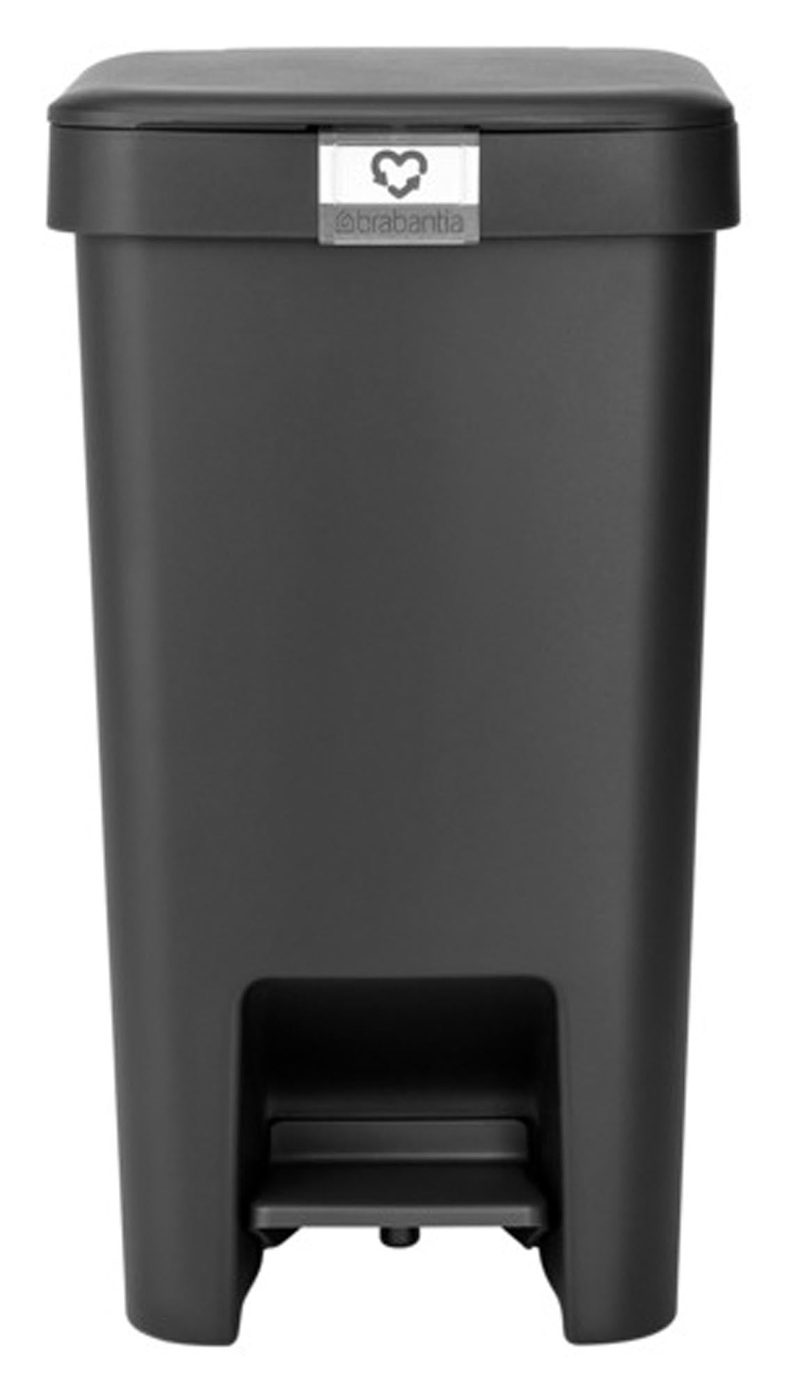 Eleganter 25L Treteimer aus Edelstahl, hygienisch mit Fusstritt, geruchsdicht, ideal für Küche & Büro.