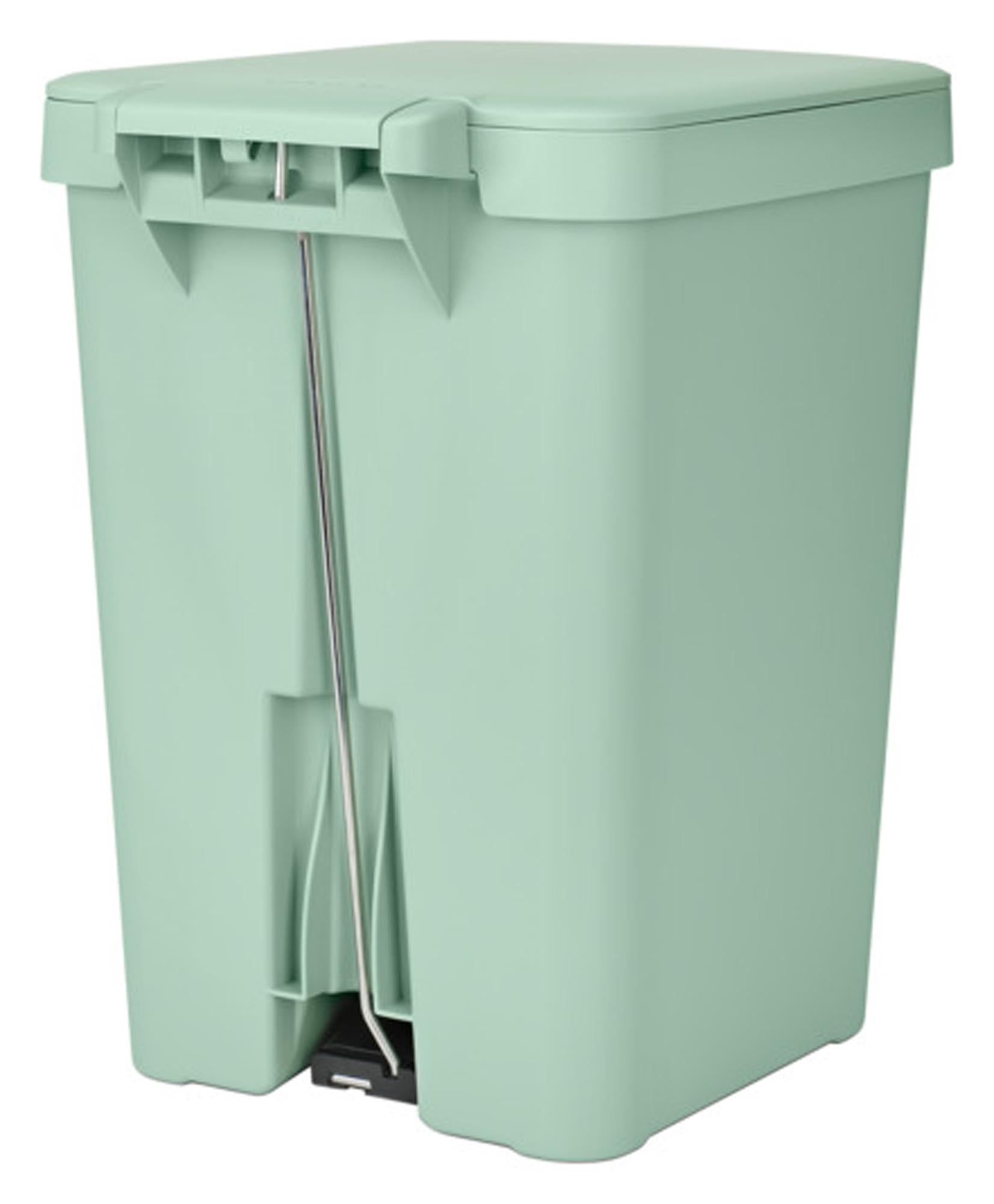 Eleganter 25L Treteimer aus Edelstahl, hygienisch mit Fusstritt, geruchsdicht, ideal für Küche & Büro.
