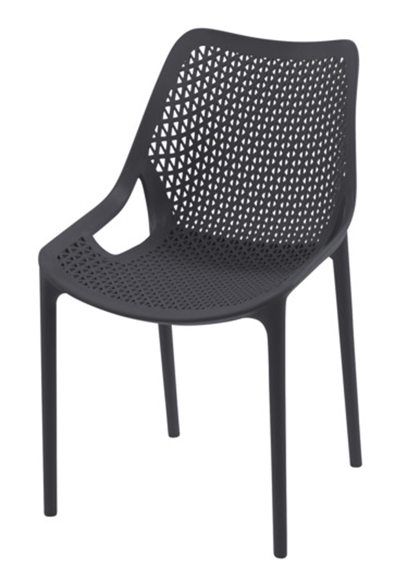 Der SIENA GARDEN Sessel District ohne Armlehne in anthrazit bietet elegantes Design, hohen Komfort und ist ideal für jeden Außenbereich.