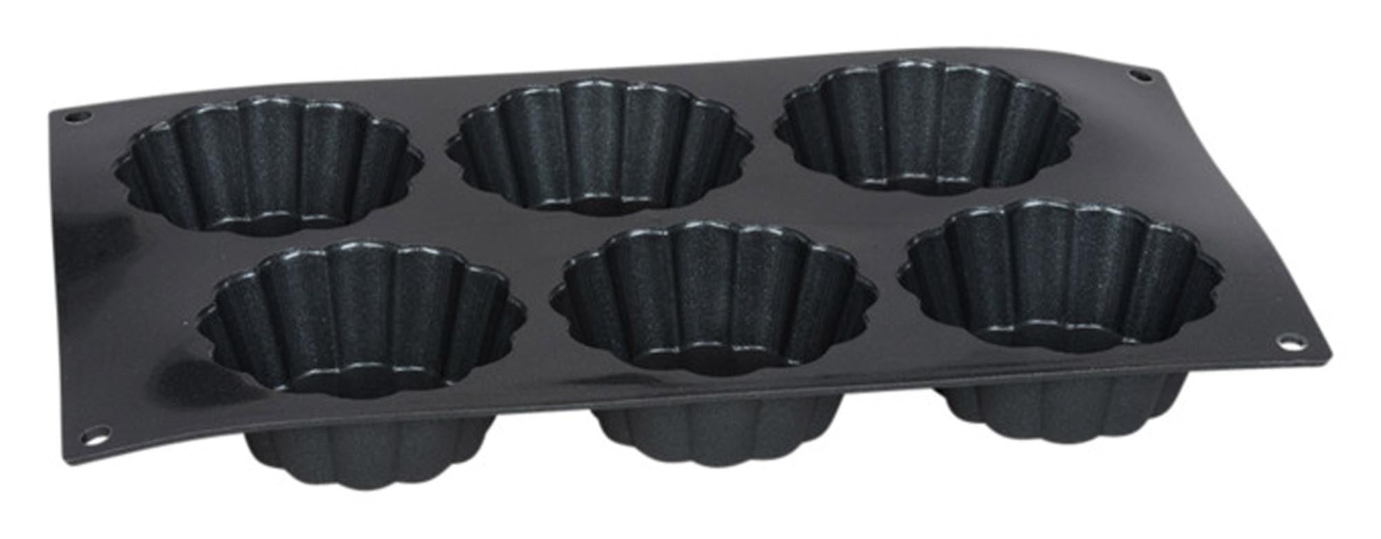 Entdecken Sie die PATISSE Mini Tartelettes 6er Silikon Starflex – ideal für kleine Leckereien, hitzebeständig, antihaftbeschichtet und leicht zu reinigen!