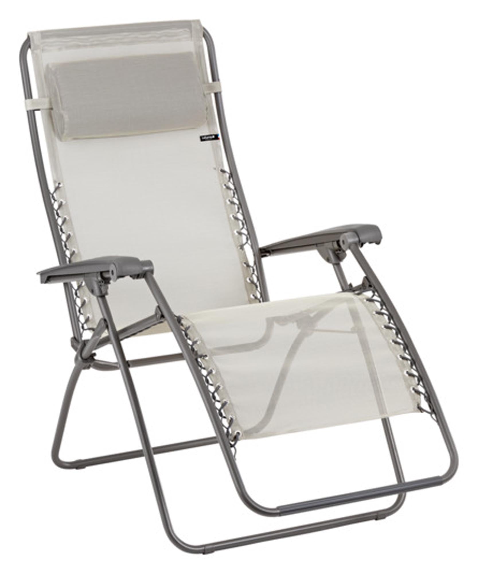 Entspannen Sie stilvoll im LAFUMA Relaxsessel RSXA Seigle II mit titane Gestell. Ergonomisches Design, UV-beständige Materialien und einfache Handhabung.
