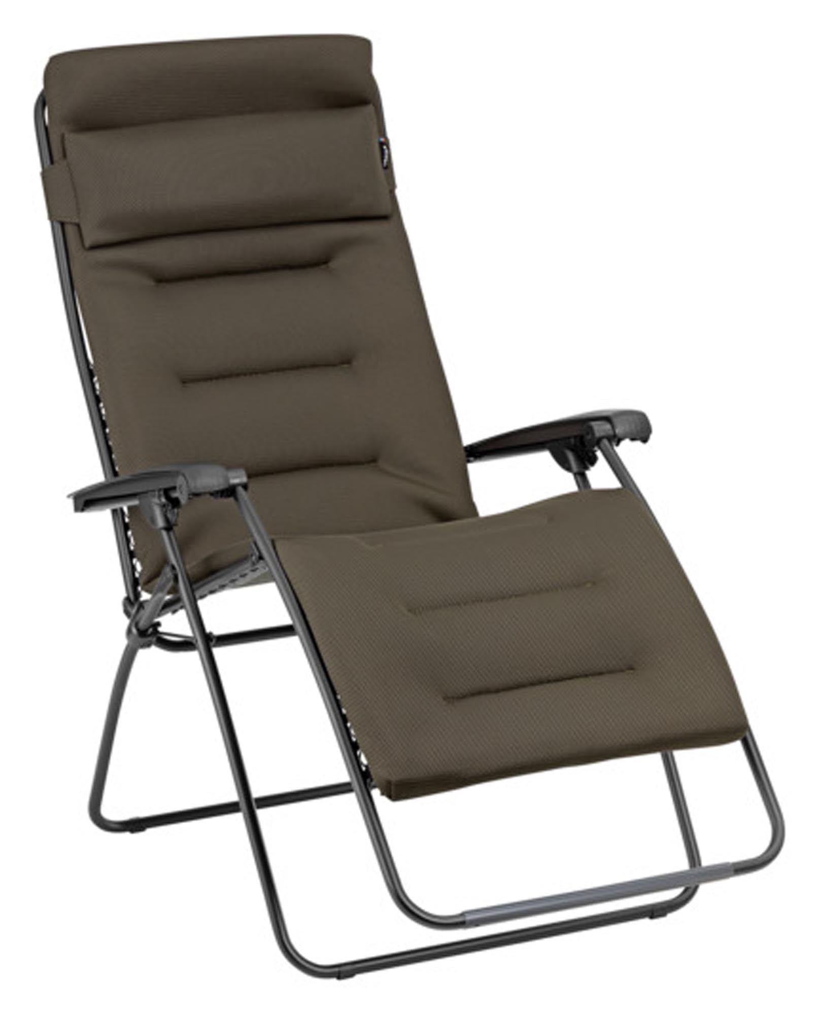 Entdecken Sie den LAFUMA Relaxsessel RSX Clip XL taupe mit schwarzem Gestell. Ergonomisch, robust und stilvoll – ideal für Garten und Innenräume.