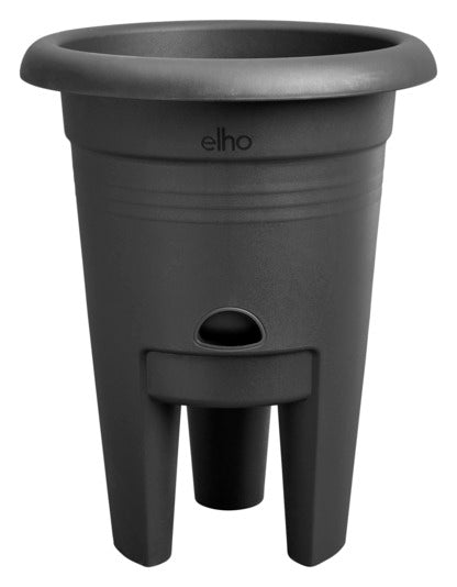 ELHO Erdbeertopf 33 cm living black in präsentiert im Onlineshop von KAQTU Design AG. Pflanzentopf Outdoor ist von ELHO