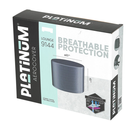 PLATINUM AEROCOVER Schutzhülle Beistelltische ø 98x 50 cm in präsentiert im Onlineshop von KAQTU Design AG. Gartenmöbelabdeckung ist von PLATINUM AEROCOVER