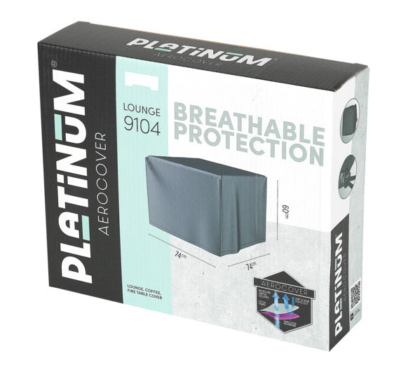 PLATINUM AEROCOVER Schutzhülle Beistelltische 99x99x60 cm in präsentiert im Onlineshop von KAQTU Design AG. Gartenmöbelabdeckung ist von PLATINUM AEROCOVER