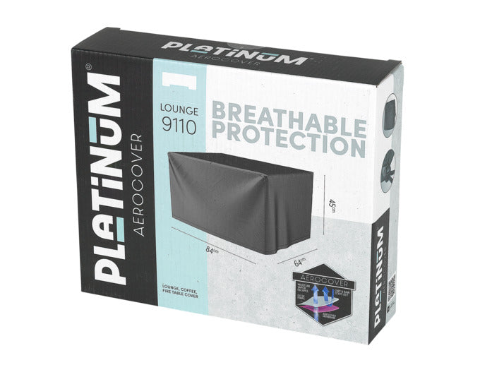 PLATINUM AEROCOVER Schutzhülle Beistelltische 99x99x60 cm in präsentiert im Onlineshop von KAQTU Design AG. Gartenmöbelabdeckung ist von PLATINUM AEROCOVER