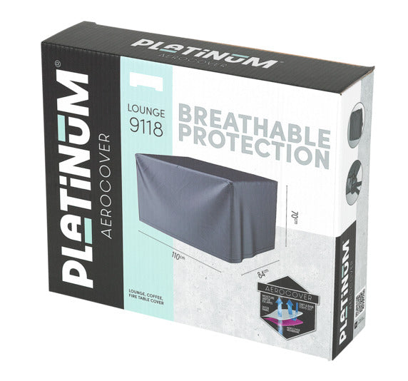 PLATINUM AEROCOVER Schutzhülle Beistelltische 99x99x60 cm in präsentiert im Onlineshop von KAQTU Design AG. Gartenmöbelabdeckung ist von PLATINUM AEROCOVER