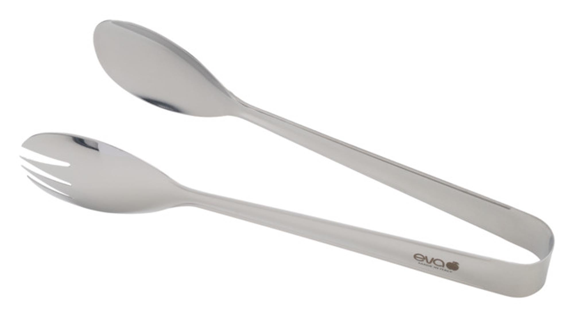 Vielseitige Servierzange aus Edelstahl, 19.5 cm, ideal für Salate & Pasta. Ergonomisch, spülmaschinenfest, perfekt für Küche & Buffet.