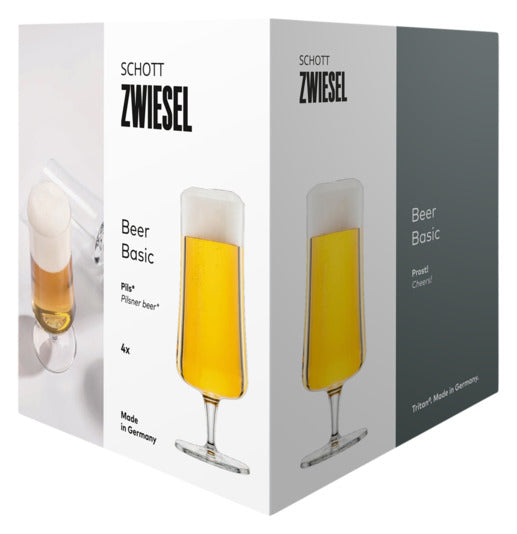 Erleben Sie mit dem SCHOTT ZWIESEL Beer Basic Pils 0.3 l Glas-Set den perfekten Genuss für Pils-Liebhaber. Elegantes Design und optimale Funktionalität vereinen sich in vier hochwertigen Gläsern.