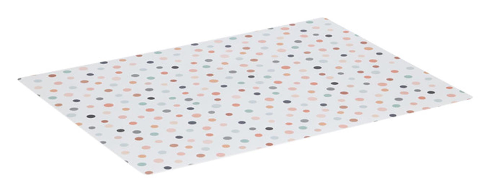 Entdecken Sie die ZELLER Schreibtischunterlage Dots 60x45 cm – stilvoller Schutz für Ihren Schreibtisch, ideal für Bastelprojekte und Büroorganisation.