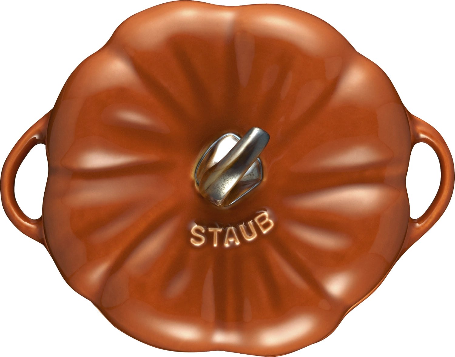 Cocotte 12 cm, Kürbis, Zimt, Keramik 0.5l