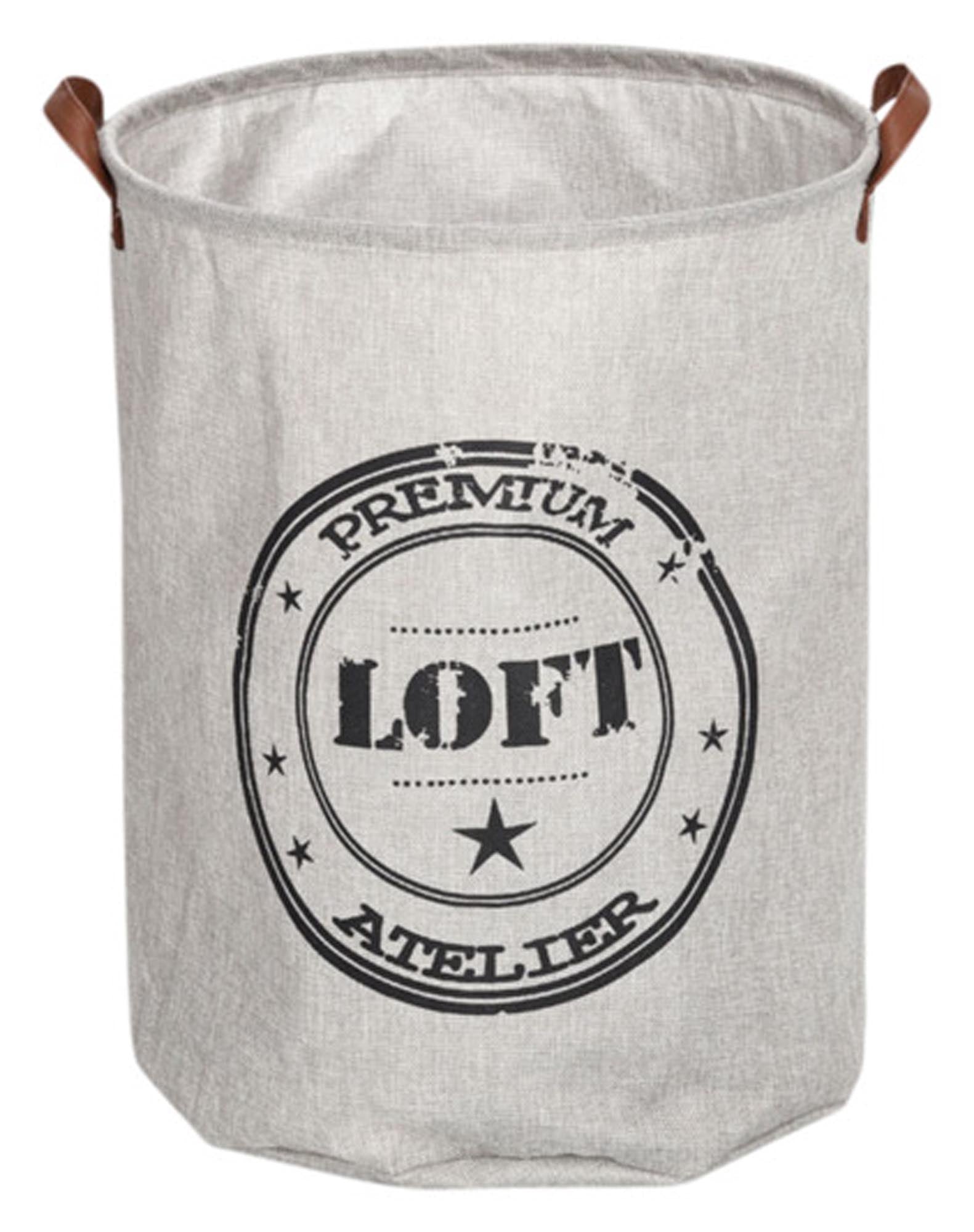 Entdecken Sie den ZELLER Wäschesammler Loft (ø 40x50 cm) – stilvoll, langlebig und ideal für Wäschetrennung im Badezimmer oder Schlafzimmer.