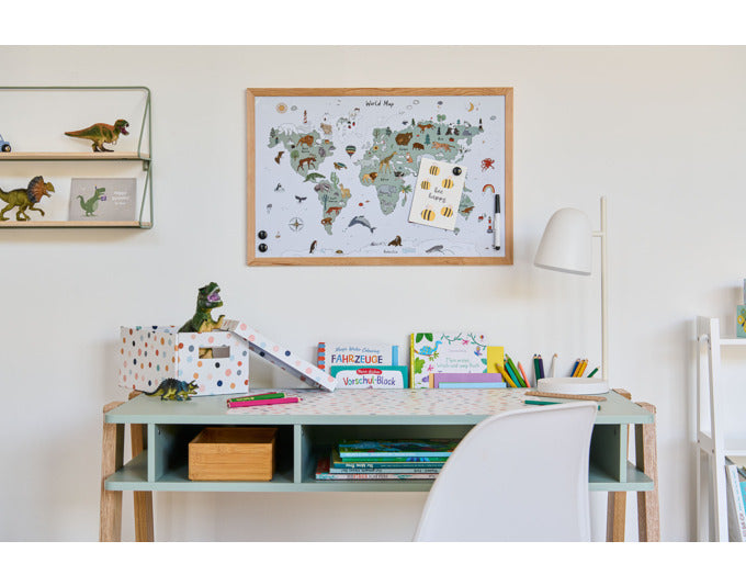 Stilvolle Aufbewahrungsbox Dots von ZELLER PRESENT, 33.5x33x32 cm, modernes Design, ideal für Spielzeug, Büro & Kleidung.