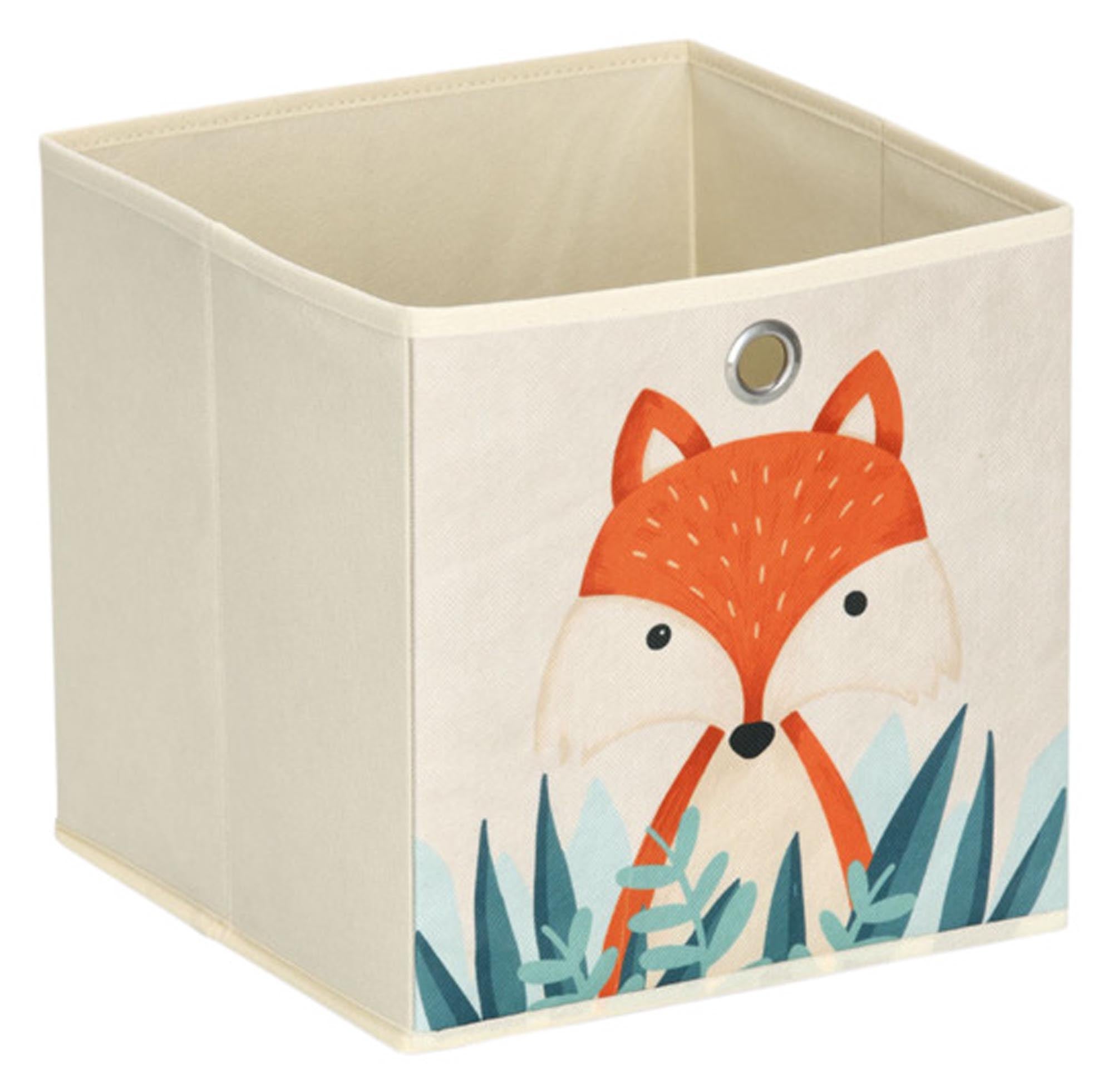 Entdecken Sie die ZELLER Aufbewahrungsbox Fuchs (28x28 cm) – ideal für Spielzeug, Bastelmaterialien und Büromaterialien. Charmant und praktisch!