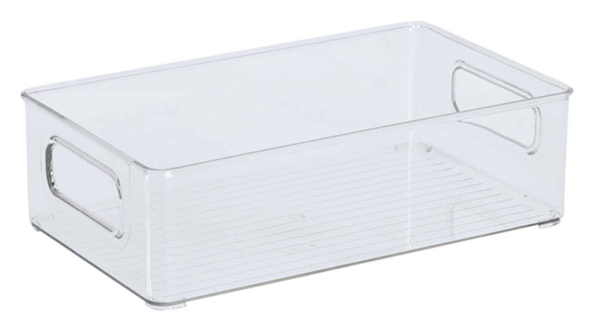 Die ZELLER Aufbewahrungsbox (25.5x15.1x7.6 cm) bietet transparente Sichtbarkeit, ist stapelbar und ideal für Kleinteile im Haushalt, Büro und Hobby.