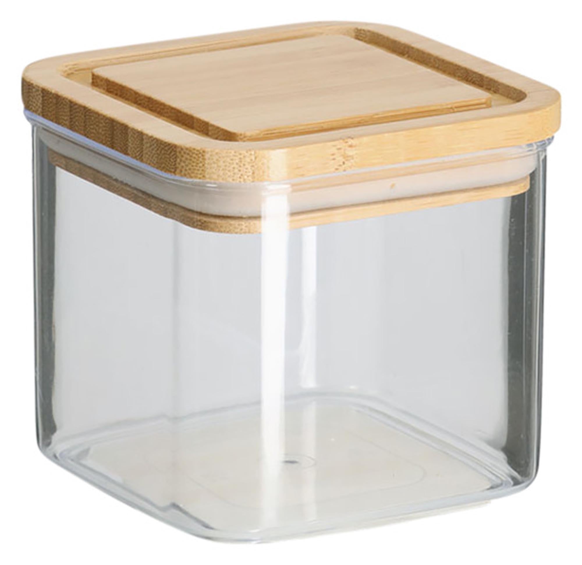 Stilvolle ZELLER Vorratsdose mit Bambusdeckel (500 ml) für Lebensmittel, Gewürze und Snacks. Hochwertiges Glas, luftdicht, nachhaltig. Ideal für Küchenorganisation.