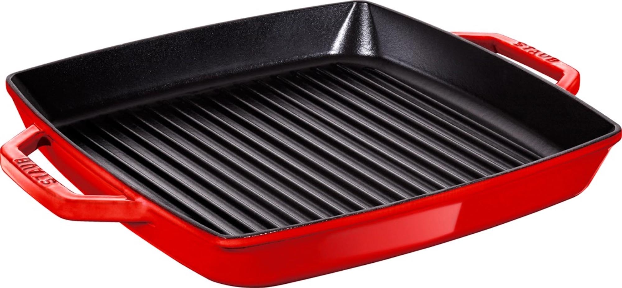 Staub Grillpfanne: Ideal für saftige Steaks und knackiges Gemüse.