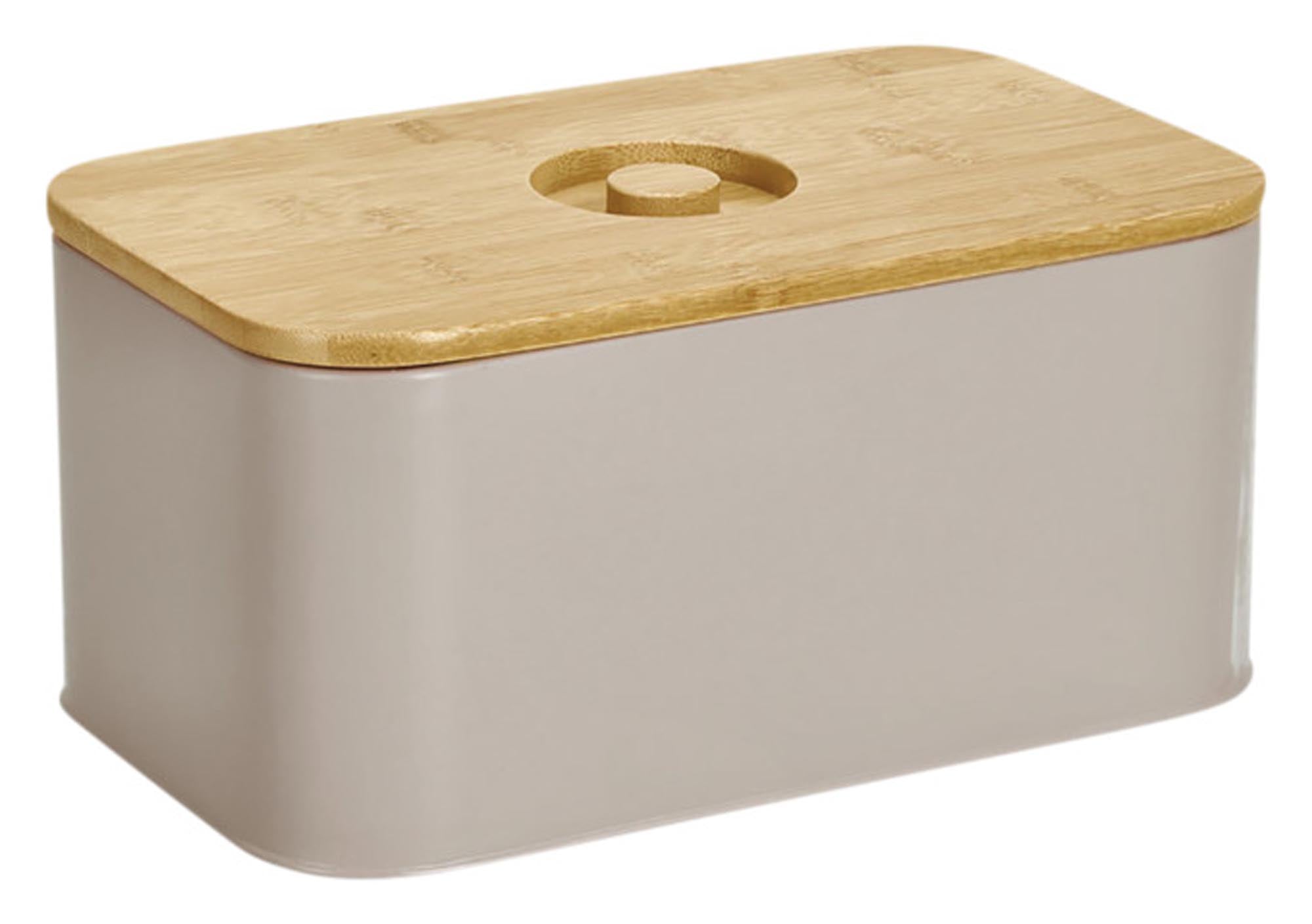 Entdecken Sie den ZELLER Brotkasten mit Bambusdeckel (30x18x14 cm) – ideal für frisches Brot, Brötchen und Gebäck. Hochwertig, nachhaltig und elegant!