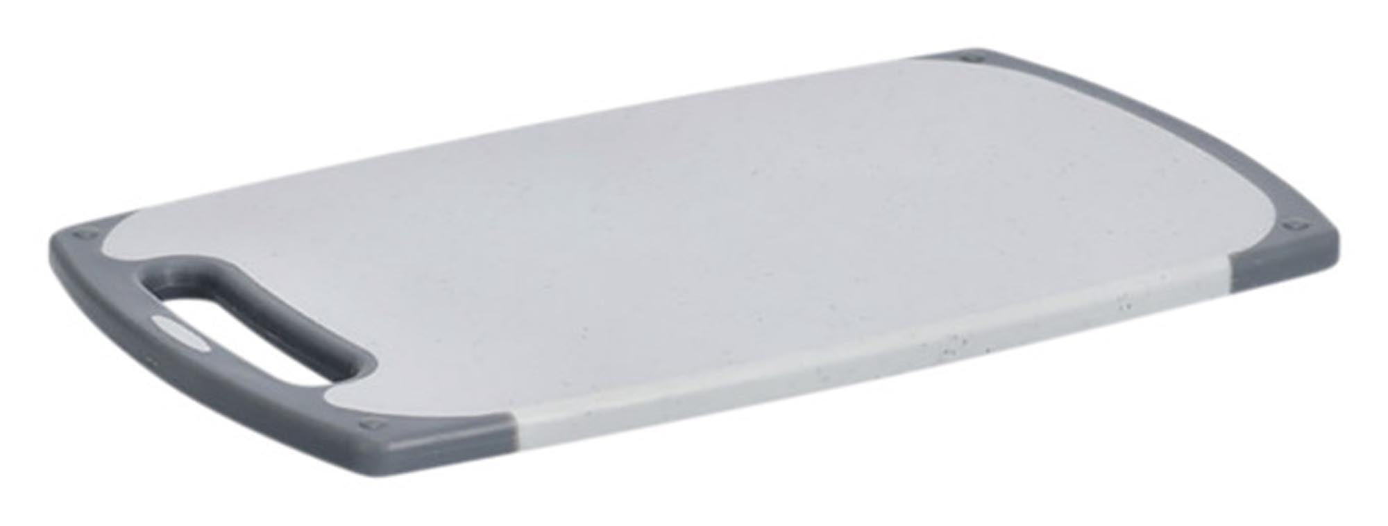 Entdecken Sie das ZELLER Schneidbrett aus Kunststoff in grau/anthrazit (25x15x0.9cm) – hygienisch, langlebig und platzsparend für Ihre Küche!