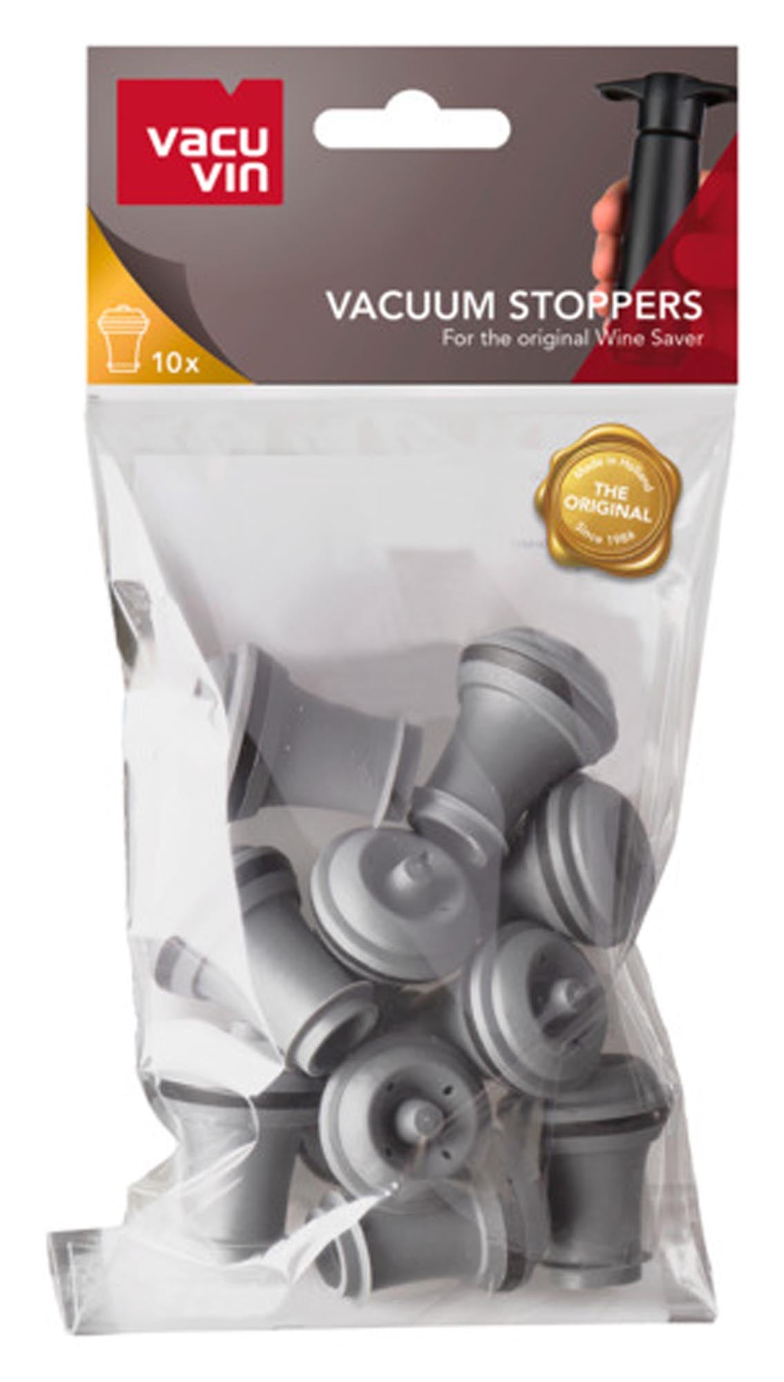 Entdecken Sie die VACUVIN Verschlusszapfen Wine Stoppers – 10 Stück für luftdichte Versiegelung, ideal für Weinliebhaber. Perfekte Frische und Geschmack!