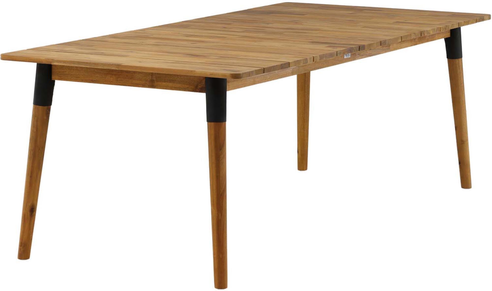 Eleganter Julian Gartentisch von Venture Home aus langlebigem Akazienholz. Ideal für gesellige Stunden im Freien.