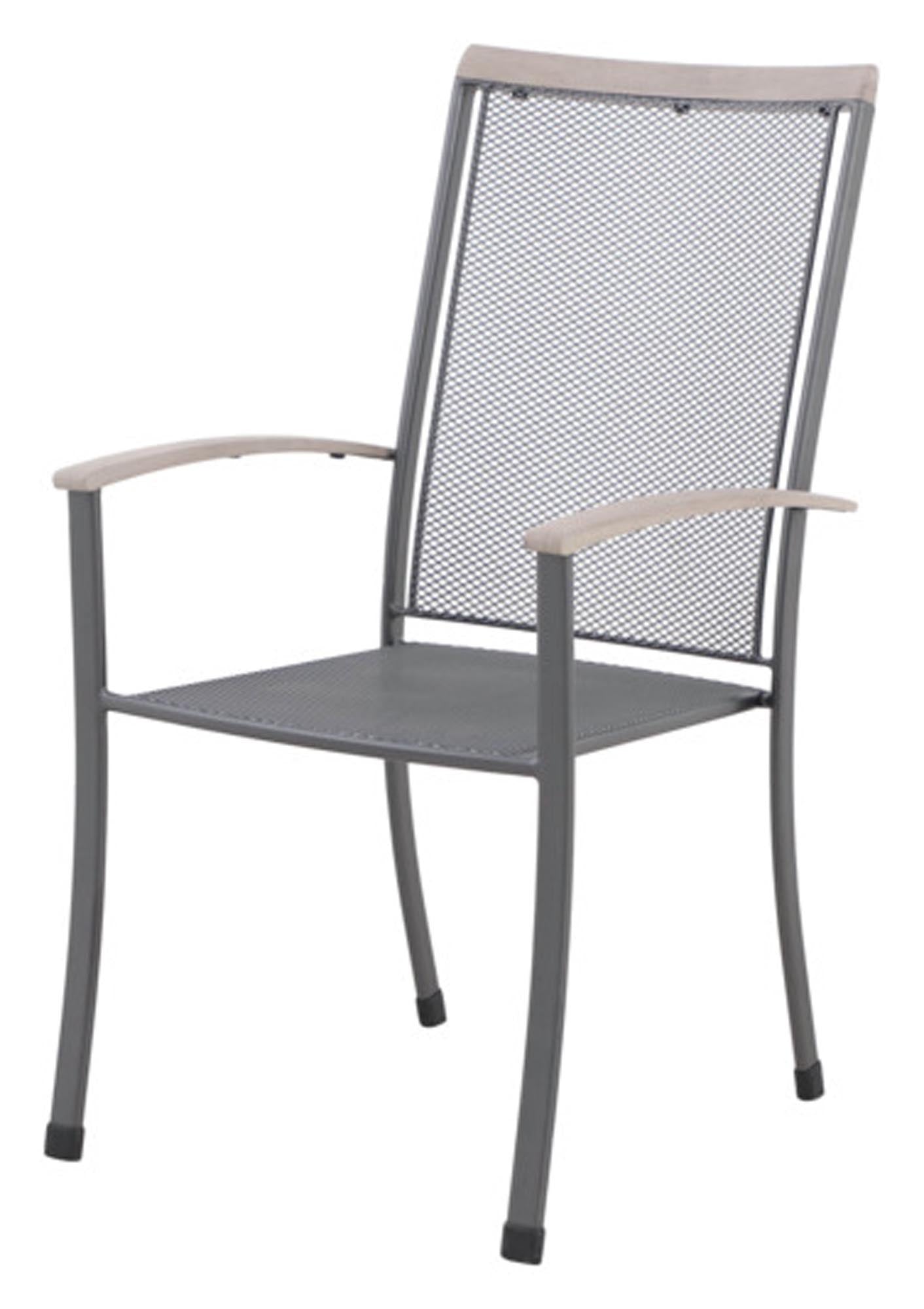 Der MWH Sessel Balero in eisengrau vereint Stil und Komfort. Witterungsbeständig, leicht und ideal für jeden Garten.