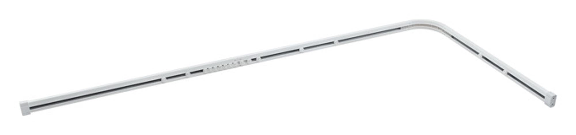 DIAQUA Duschvorhangschiene Special 170x75 cm: elegante, langlebige Lösung für Eckduschen. Korrosionsbeständig, einfache Montage, pflegeleicht.