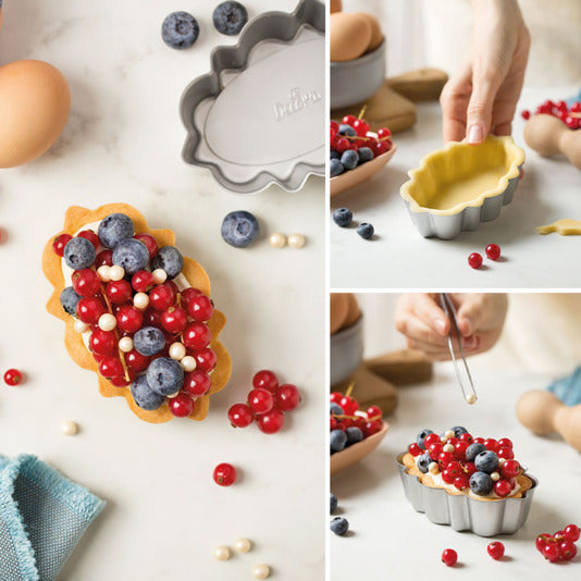 Runde Tortenform ø 30x3 cm von DECORA: Hochwertig, antihaftbeschichtet, mit herausnehmbarem Boden. Perfekt für Torten und Kuchen.