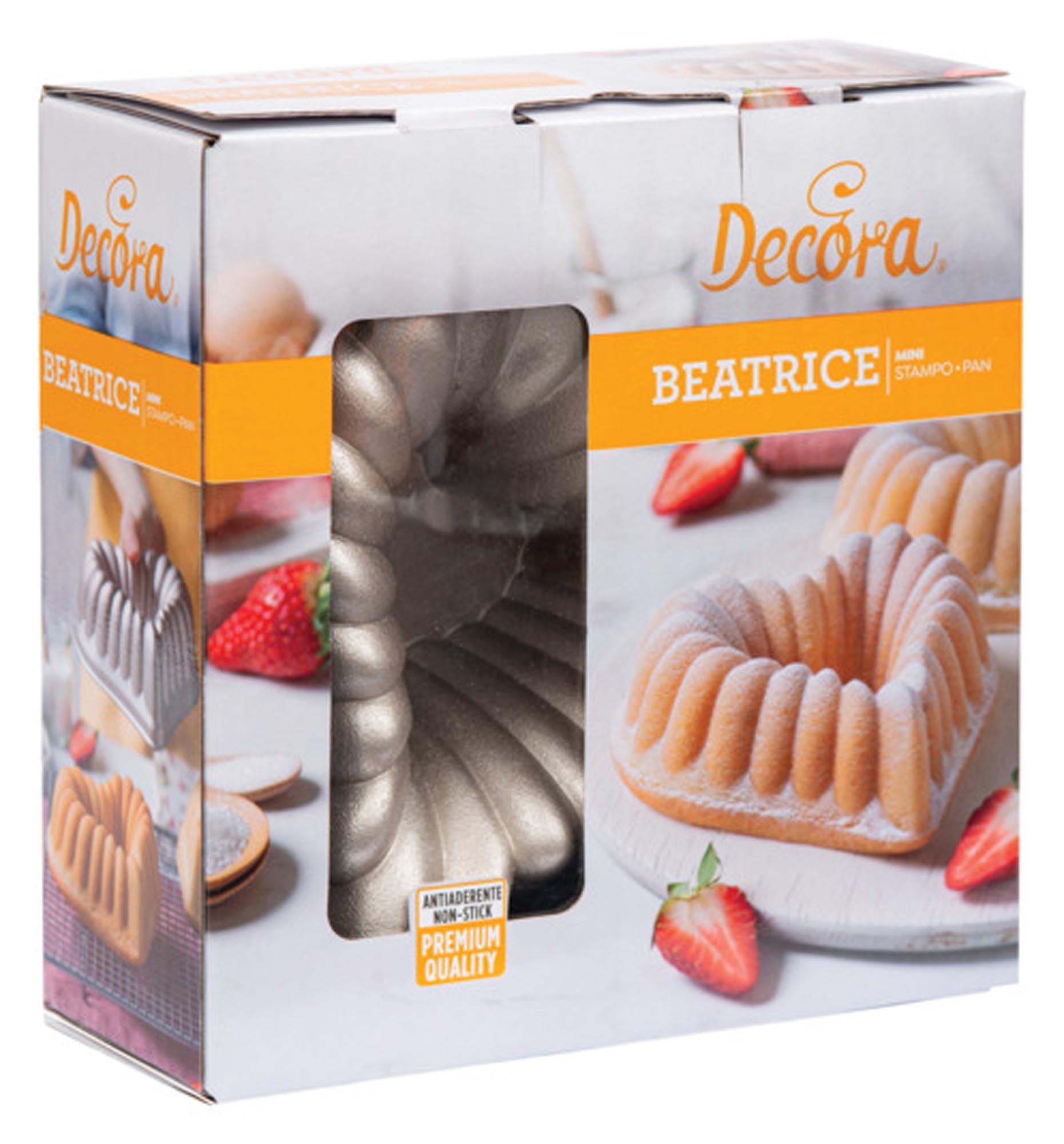 Die DECORA Herz Backform (28x27x10 cm) ist ideal für romantische Anlässe. Antihaftbeschichtet, leicht zu reinigen, perfekt für Kuchen und Desserts.