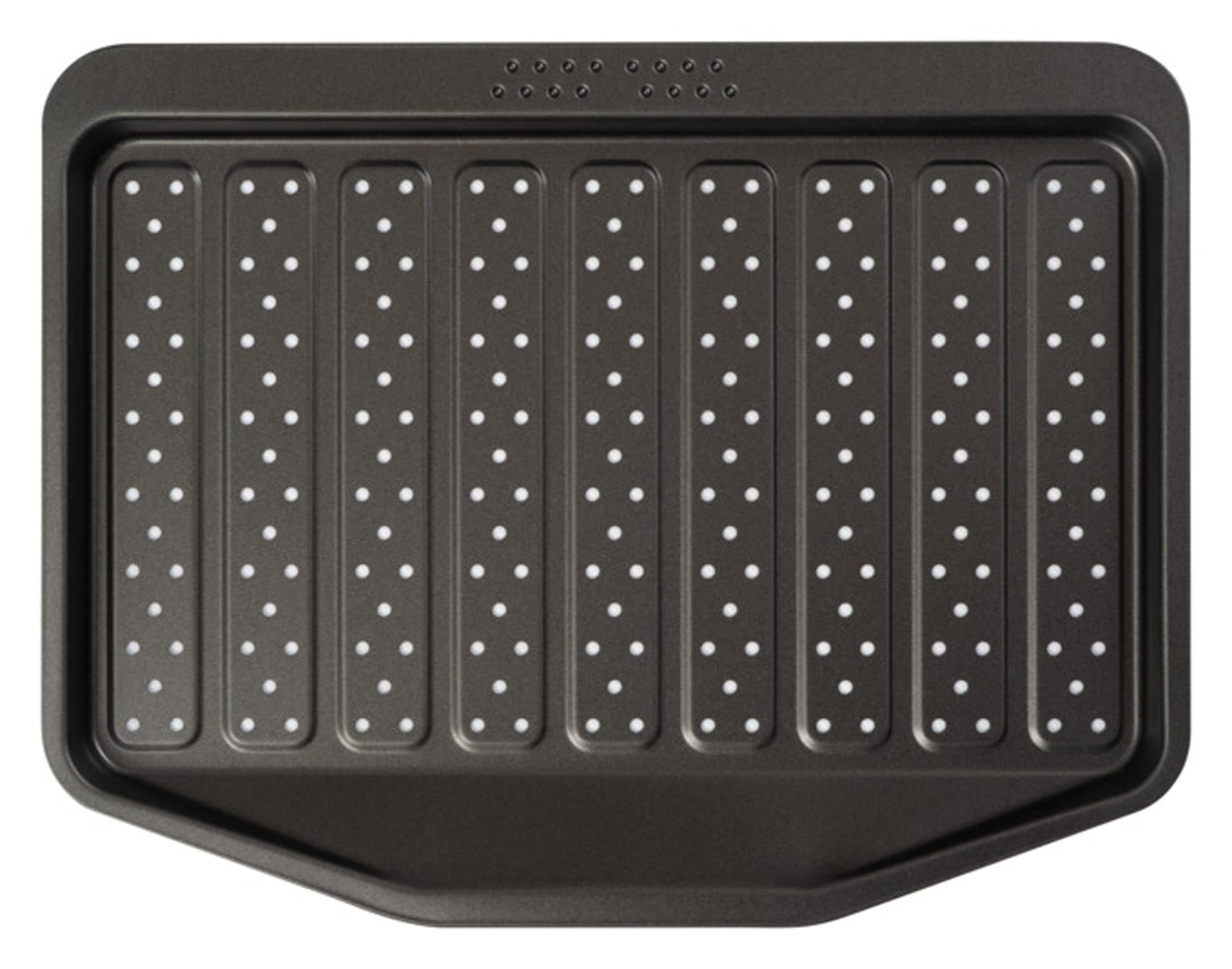 Entdecken Sie das DECORA Backblech Crisp&Fry (41x31.5 cm) für knusprige Backergebnisse. Antihaft, langlebig und ideal für Pommes, Plätzchen und Pizza!