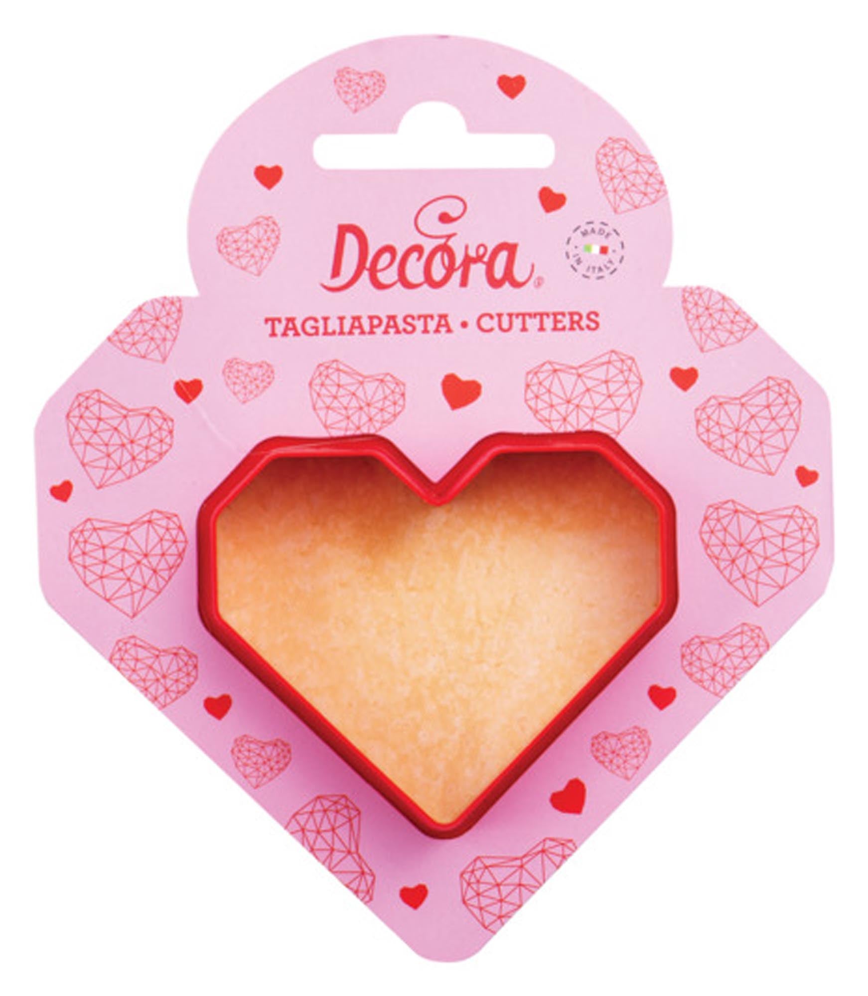 Herz-Ausstecher von DECORA: Perfekt für Kekse & Deko, aus rostfreiem Edelstahl, langlebig & spülmaschinenfest. Ideal für kreative Backideen!