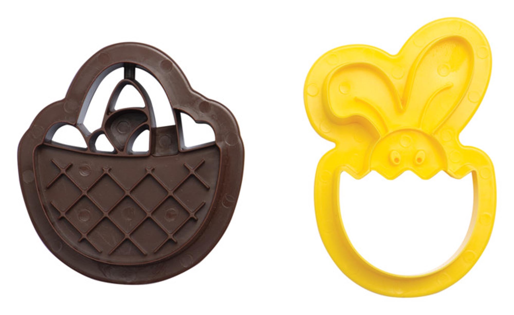 Entdecken Sie das DECORA Ausstecher-Set "2er Hase & Korb" für kreative Ostergebäcke. Hochwertiger Edelstahl, spülmaschinenfest, ideal für Kekse und Schokolade.