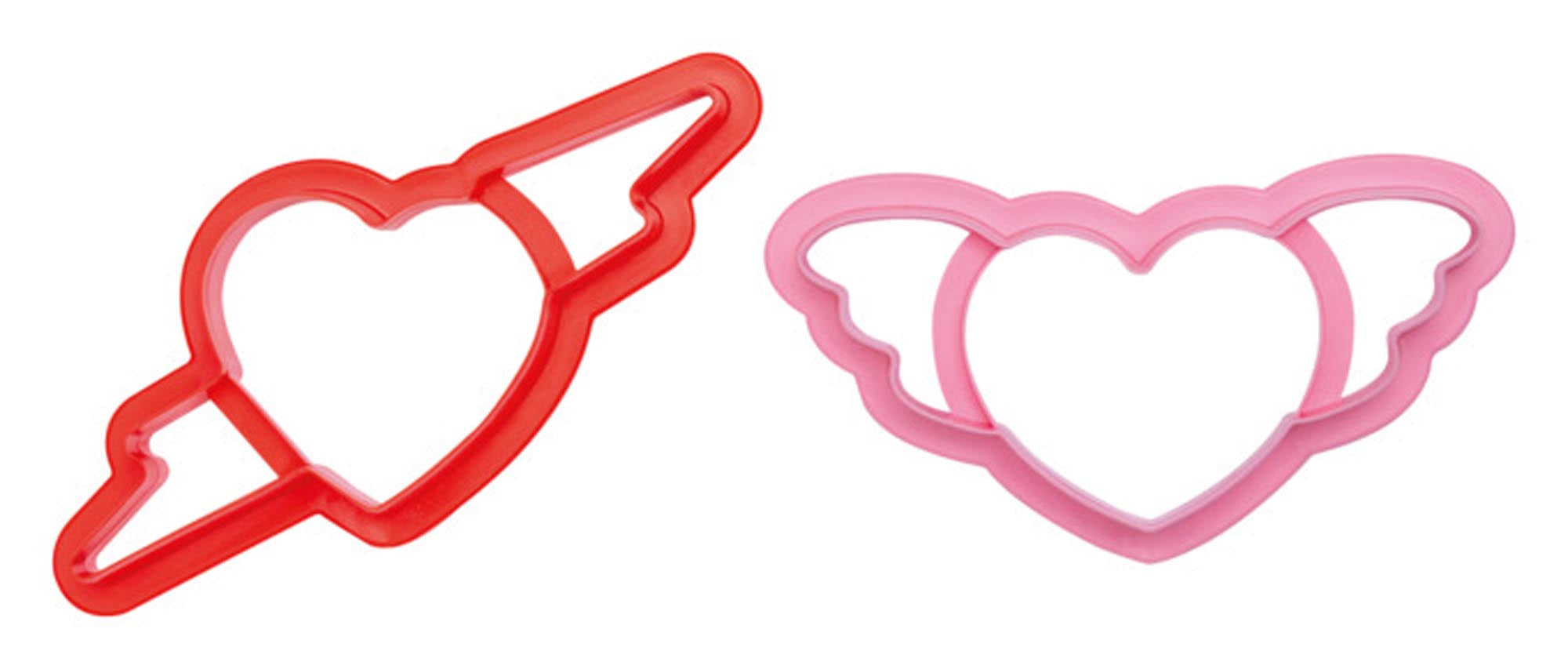 Entdecken Sie die DECORA Ausstecher 2er Love aus Edelstahl für romantische Plätzchen und Kuchen. Ideal für kreative Backprojekte und besondere Anlässe!