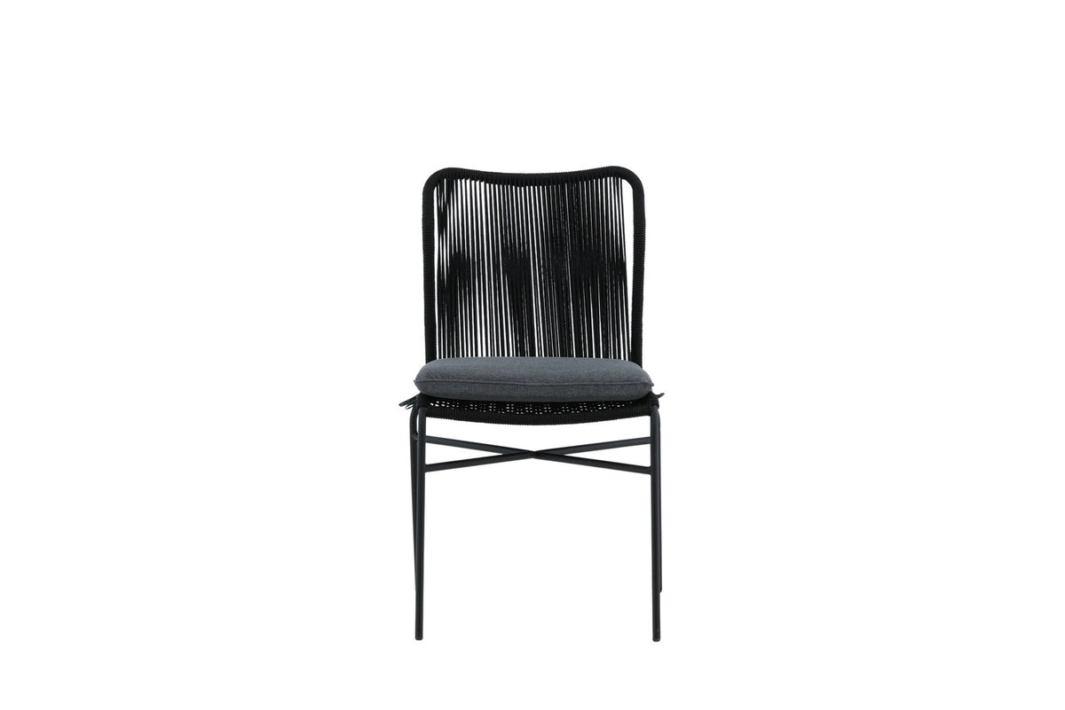 Julian Gartenstuhl in Schwarz präsentiert im Onlineshop von KAQTU Design AG. Gartenstuhl ist von Venture Home