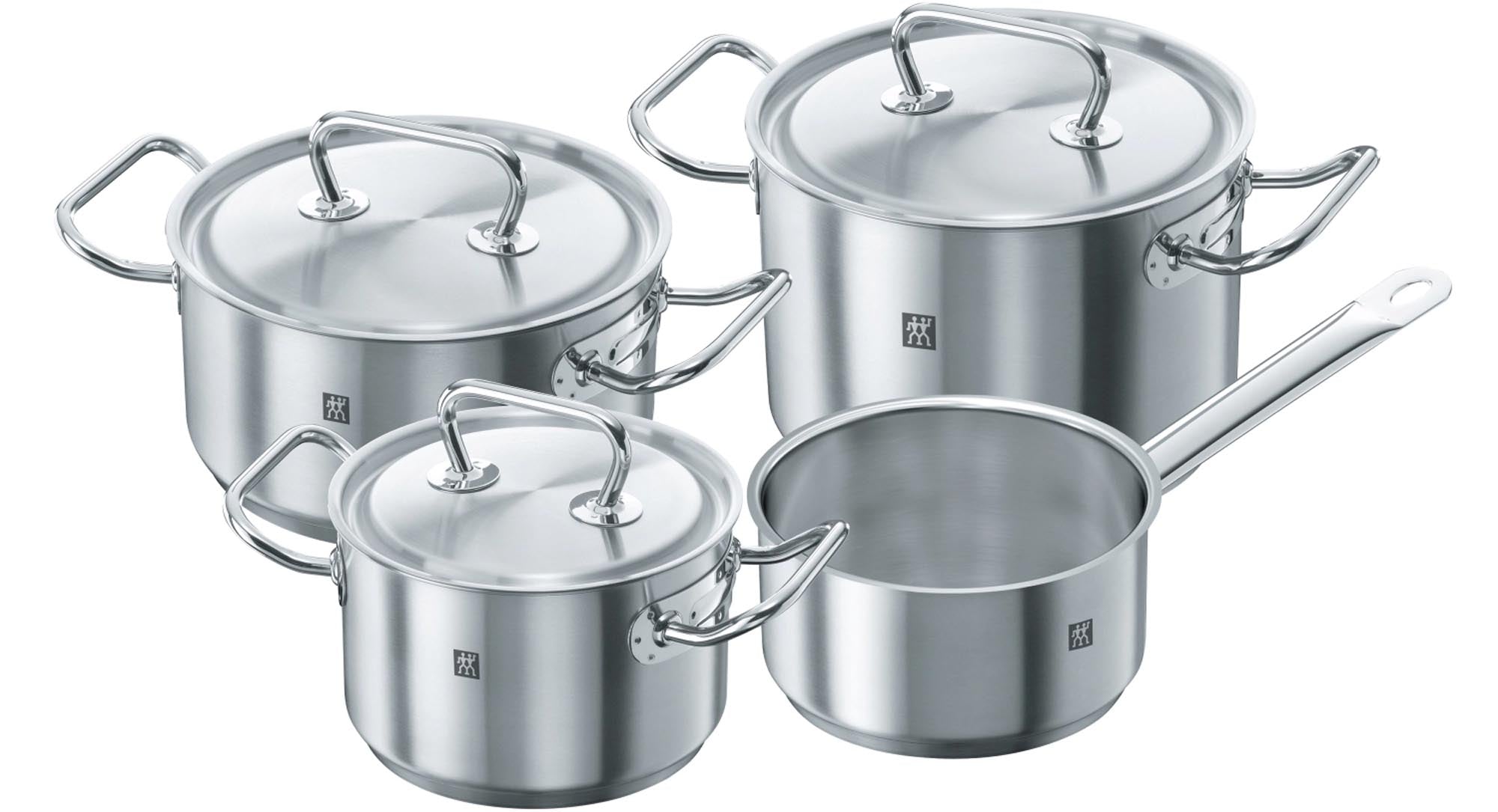 Entdecken Sie das 5-teilige Zwilling Vitality Kochgeschirr-Set. Hochwertige Töpfe und Pfannen für gesundes Kochen. Ideal für jede Küche!