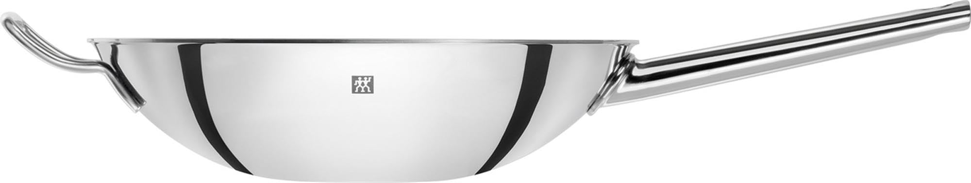 Hochwertiger Zwilling Plus Wok, 32 cm, antihaftbeschichtet, ideal für gesundes Kochen und vielseitige asiatische Gerichte.