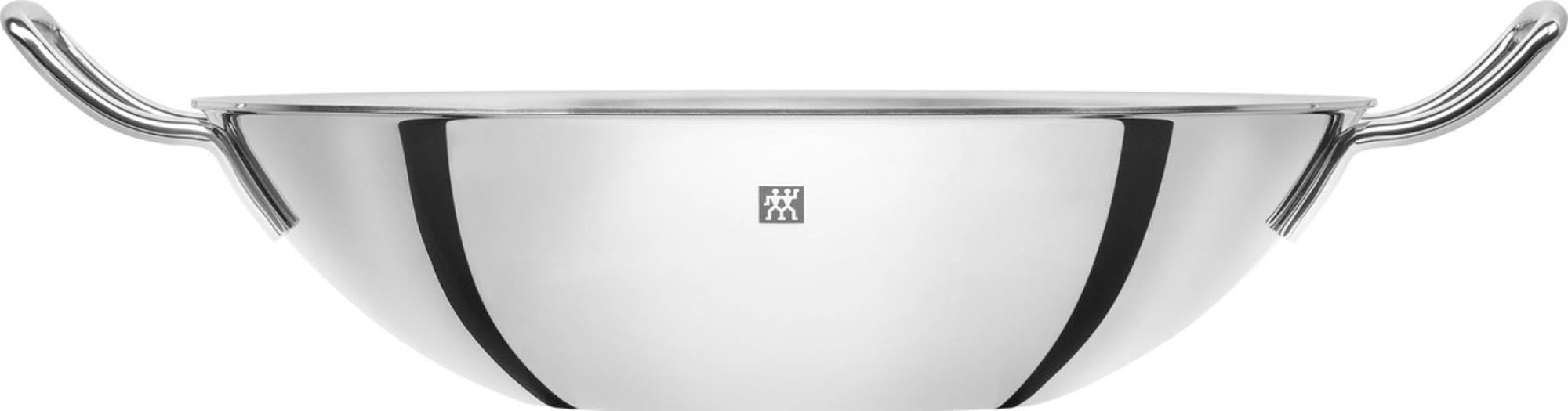 Erleben Sie mit dem Zwilling Plus Wok Ø32 cm erstklassige Kochkunst. Hochwertiger Edelstahl, optimale Wärmeverteilung und fettfreies Kochen für gesunde Gerichte.