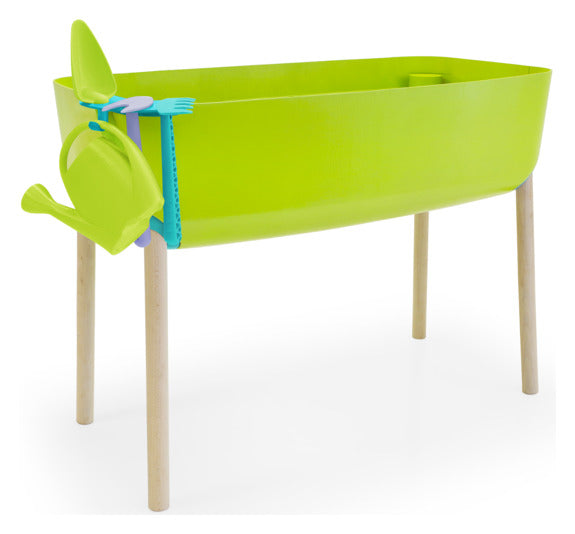 GARDENICO Kinder Gartenhochbeet grün in präsentiert im Onlineshop von KAQTU Design AG. Balkonkiste ist von GARDENICO