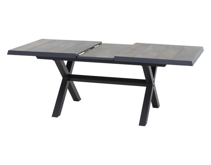 Entdecken Sie den eleganten SIENA GARDEN Tisch Sincro 160/200x90 cm in washed grey. Ideal für stilvolle Outdoor-Events und flexible Nutzung.