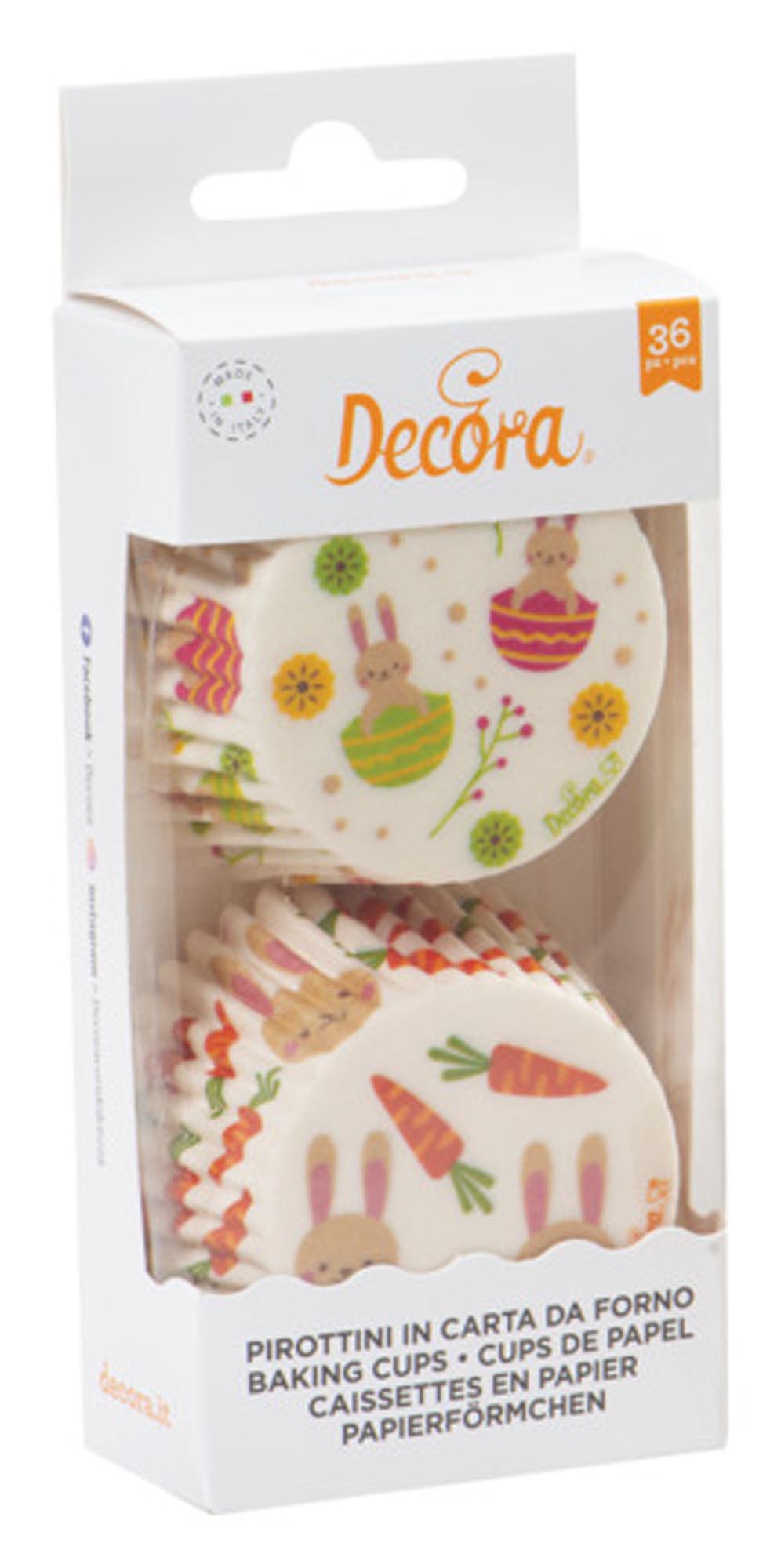 Entdecken Sie die DECORA Papier-Backförmchen Ostern: 36 Stück, 5x3,2 cm, ideal für Muffins und Cupcakes. Umweltfreundlich und festlich!