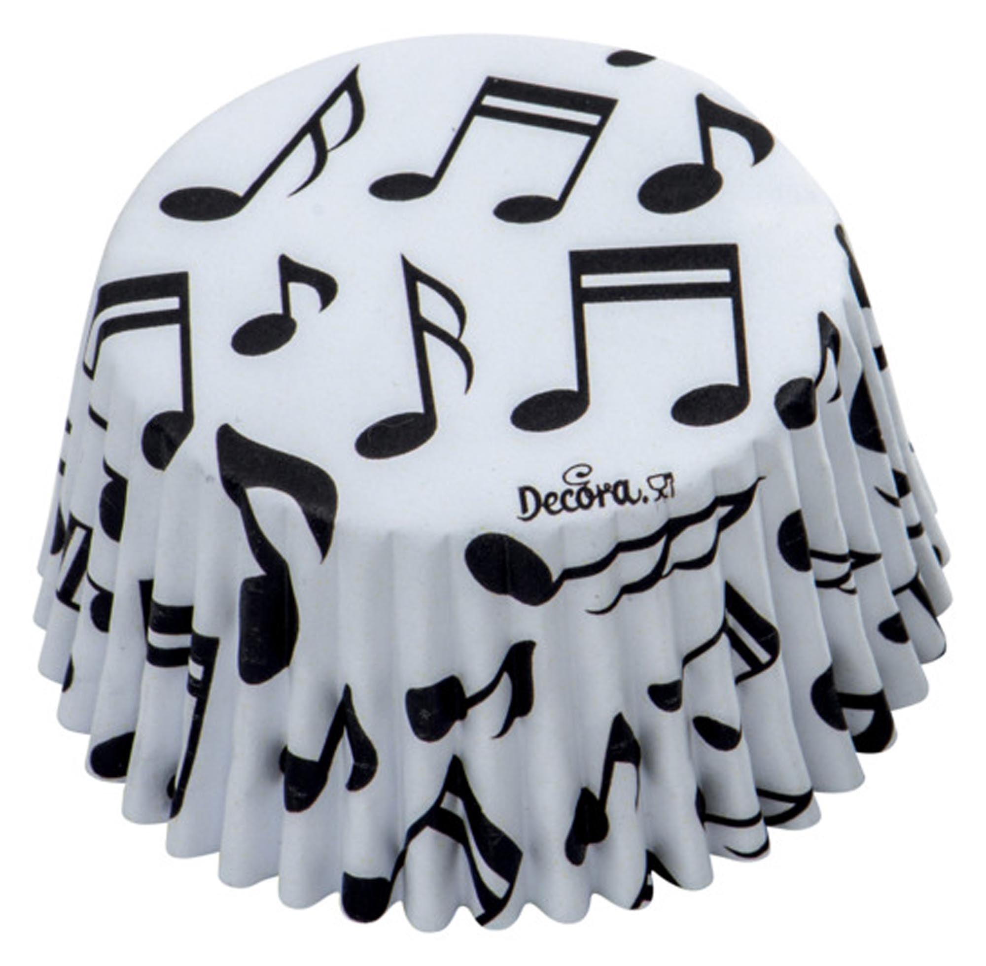 Festliche Papier-Backförmchen von DECORA, ideal für Muffins & Cupcakes. 36 Stück, ø 5x3.2 cm, fett- & wasserabweisend.