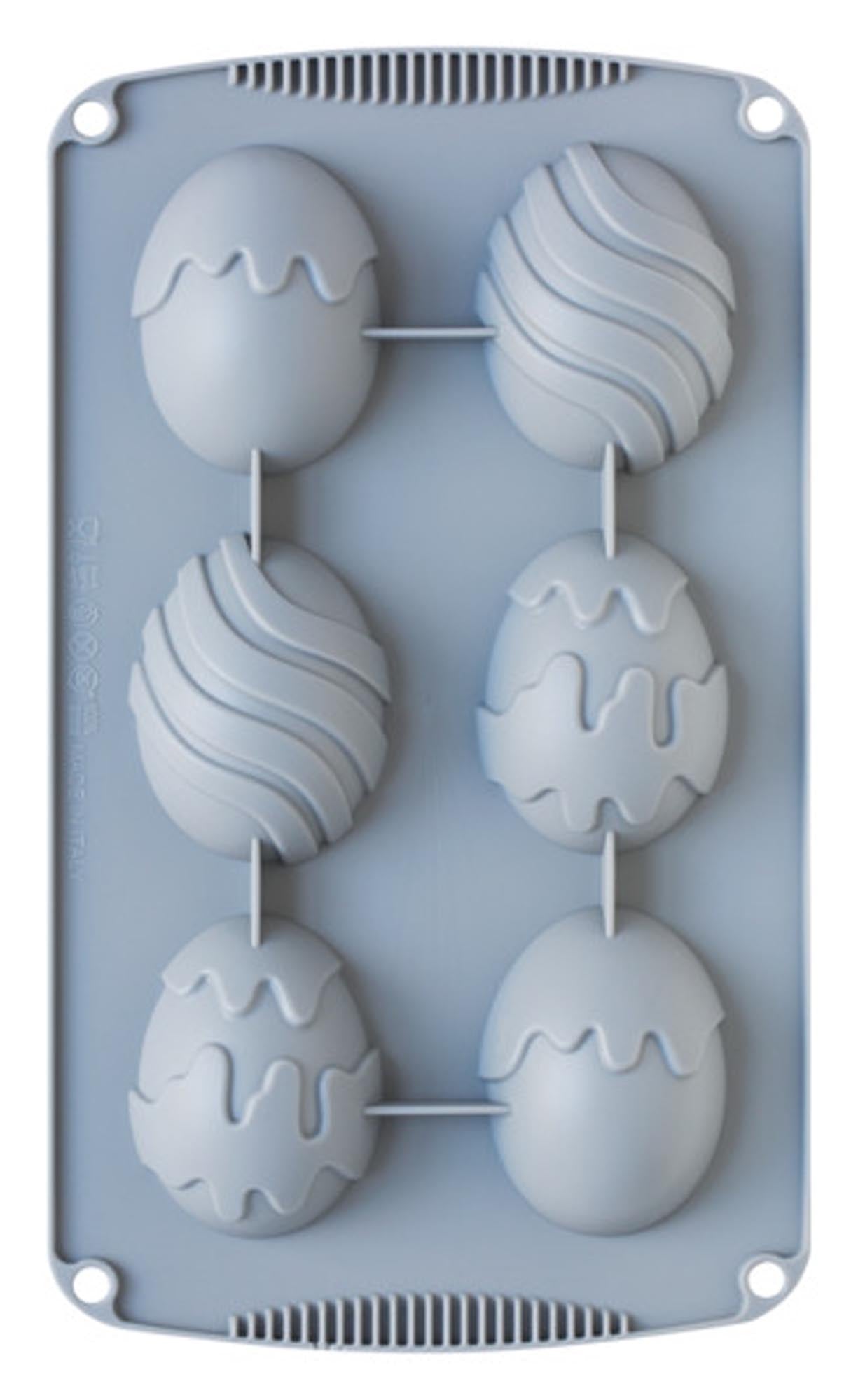 Kreative Silikonbackform von DECORA für 6 Weltraum-Motivkuchen, 30x17x3 cm, lebensmittelecht, spülmaschinenfest, ideal für Kinderpartys.