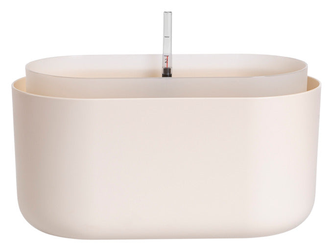 PLASTIA Bewässerungskasten Tolita elfenbein 31cm in präsentiert im Onlineshop von KAQTU Design AG. Blumentopf ist von PLASTIA