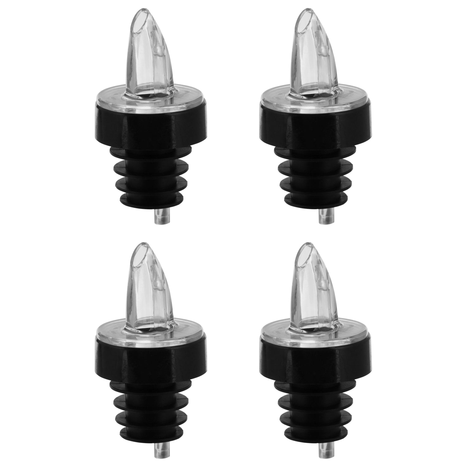 4 Stk. Jet-Pour Ausgiesser transparent