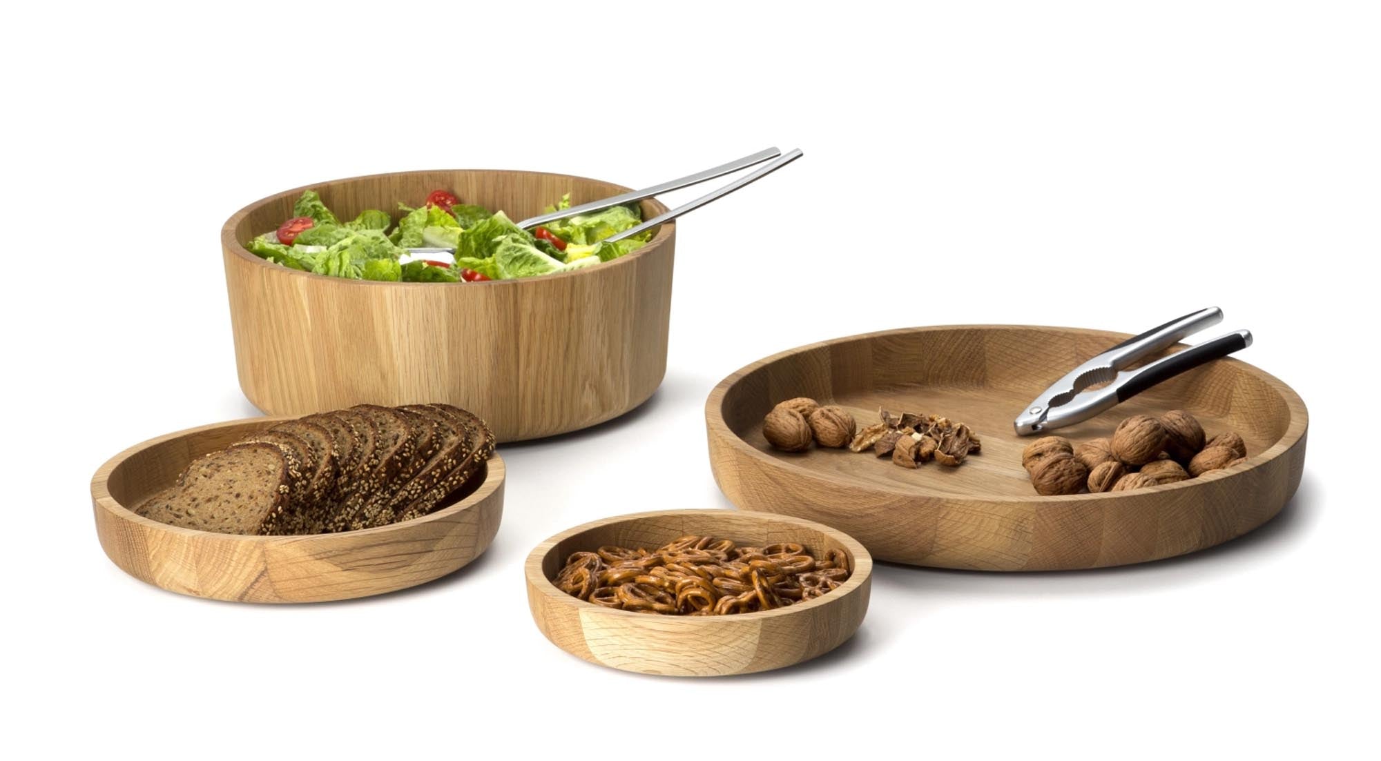 Entdecken Sie die stilvolle Eiche Schüssel 31x12cm von Continenta – robust, handgefertigt und ideal für jeden Anlass. Perfekt für Ihre Küche!