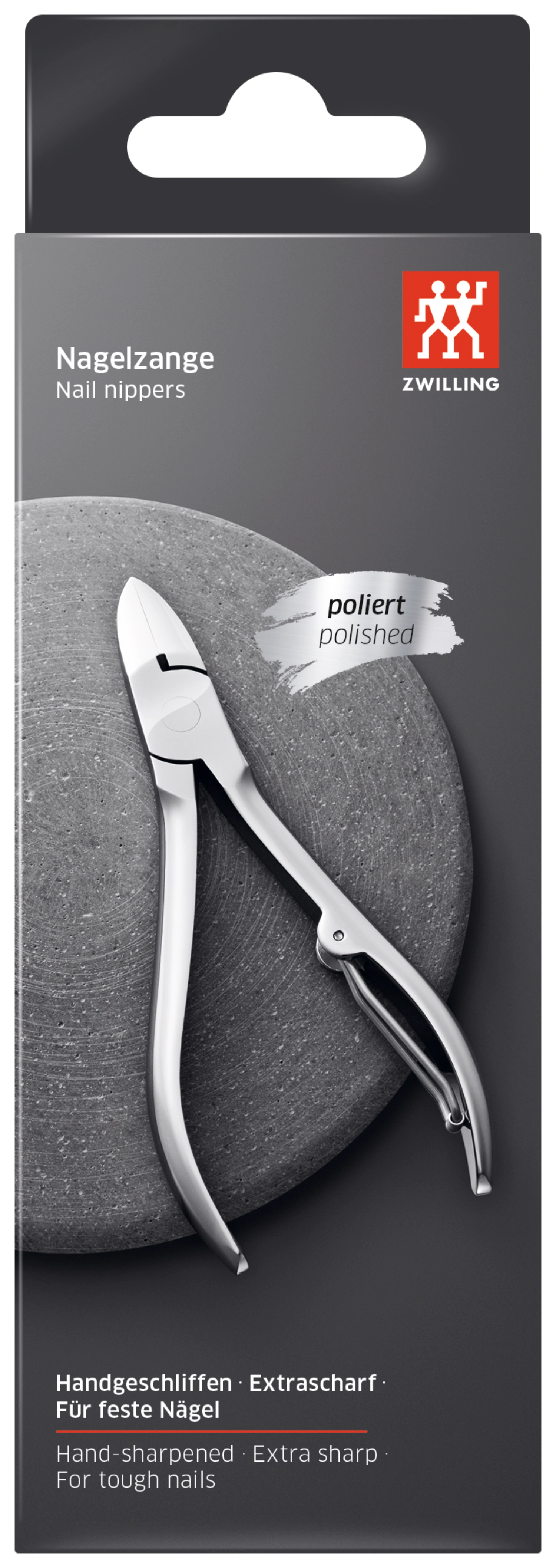 Die polierte Nagelzange von Zwilling Beauty (110 mm) vereint ergonomisches Design und präzise Verarbeitung für perfekte Nagelpflege.